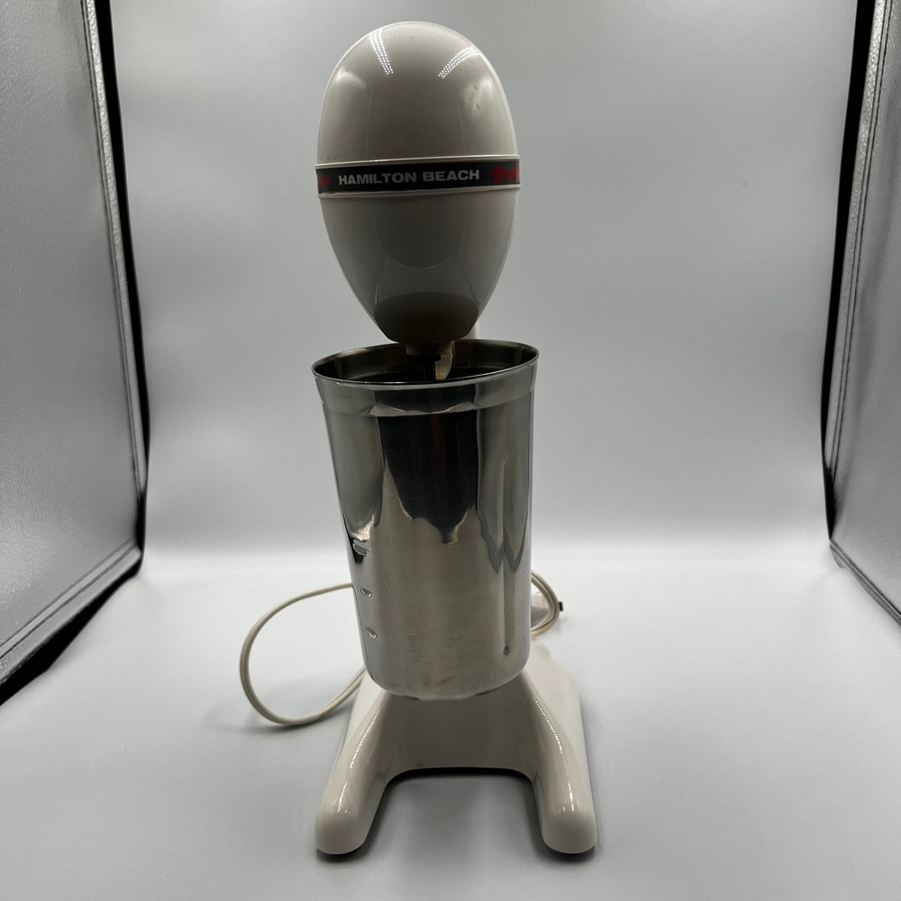 Hamilton Beach DrinkMaster 727-4 Milkshake Maker White with Stainless Steel Cup - Picture 2 of 7